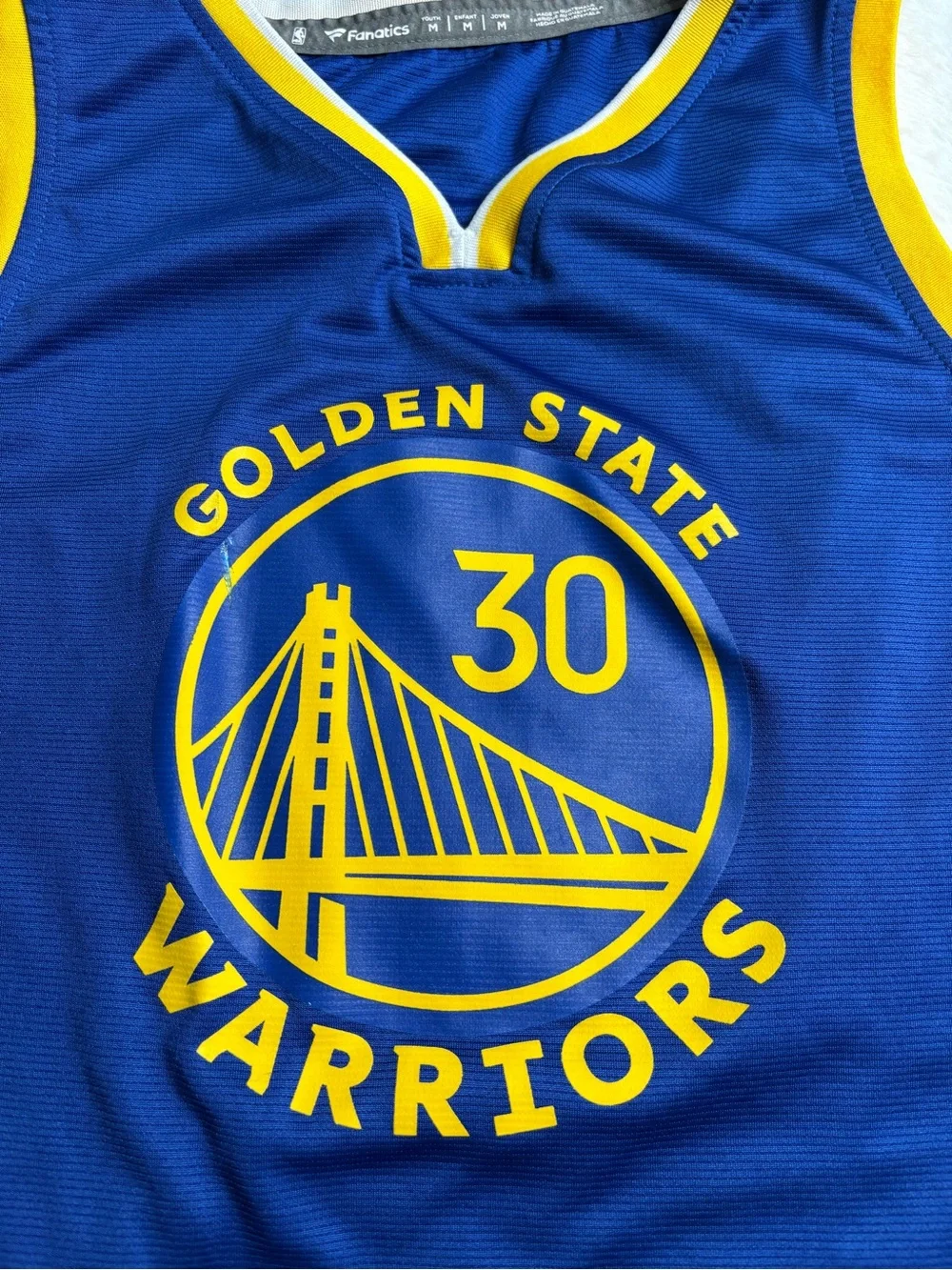 NBA Golden State Warriors Blue & Yellow Kids Jersey